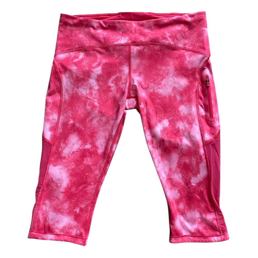 Lululemon Capris with pocket and mesh inserts 12
